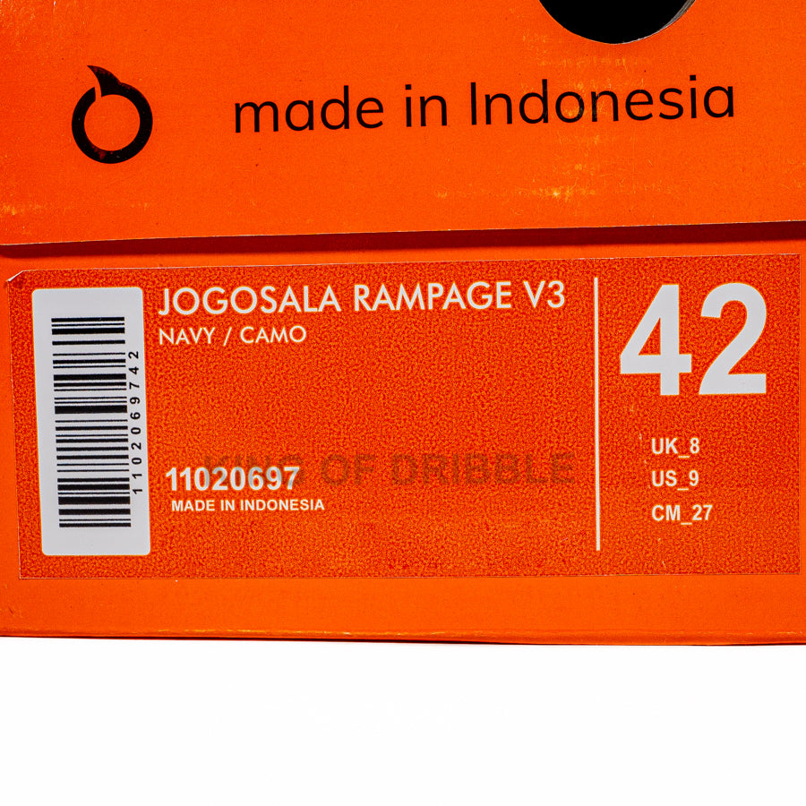 KING OF DRIBBLE Sepatu Futsal Ortuseight Jogosala Rampage V3 11020697 Original