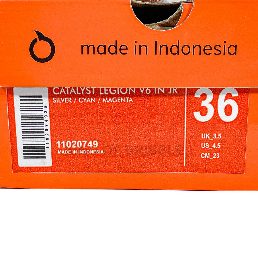 KING OF DRIBBLE Sepatu Futsal Anak Ortuseight Catalyst Legion V6 IN JR 11020749 Original
