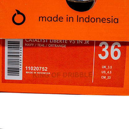 KING OF DRIBBLE Sepatu Futsal Anak Ortuseight Catalyst Liberte V5 IN JR 11020752 Original