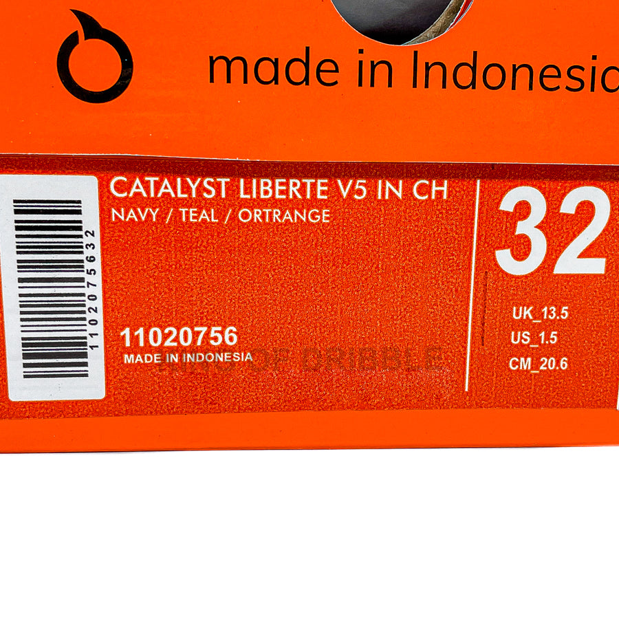 KING OF DRIBBLE Sepatu Futsal Anak Ortuseight Catalyst Liberte V5 IN CH 11020756 Original