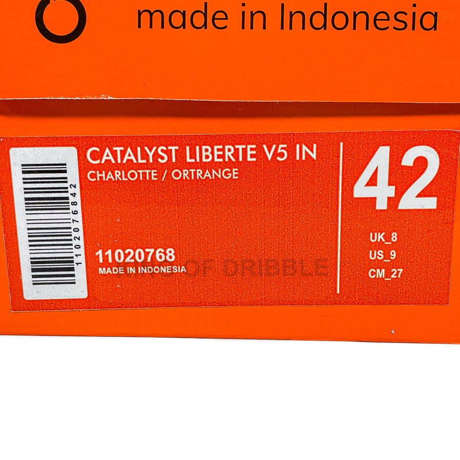 KING OF DRIBBLE Sepatu Futsal Ortuseight Catalyst Liberte V5 IN 11020768 Original
