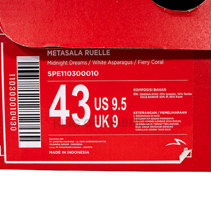 Sepatu Futsal Specs Metasala Ruelle 110300010 Original BNIB