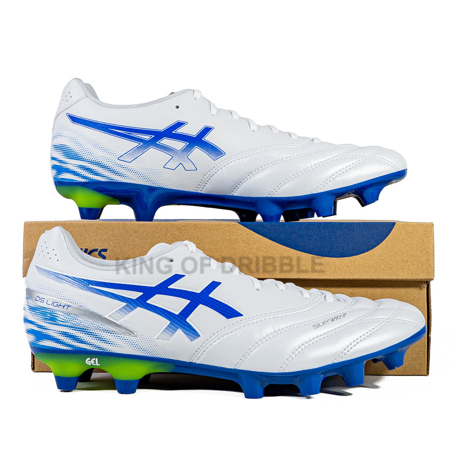 KING OF DRIBBLE Sepatu Bola Asics Ds Light Pro Wide 1103A122-100 Original