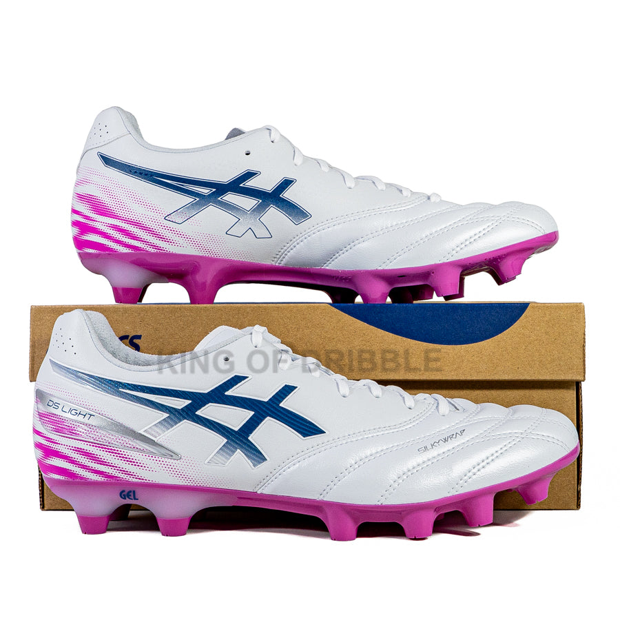 KING OF DRIBBLE Sepatu Bola Asics Ds Light Pro Wide 1103A122-101 Original
