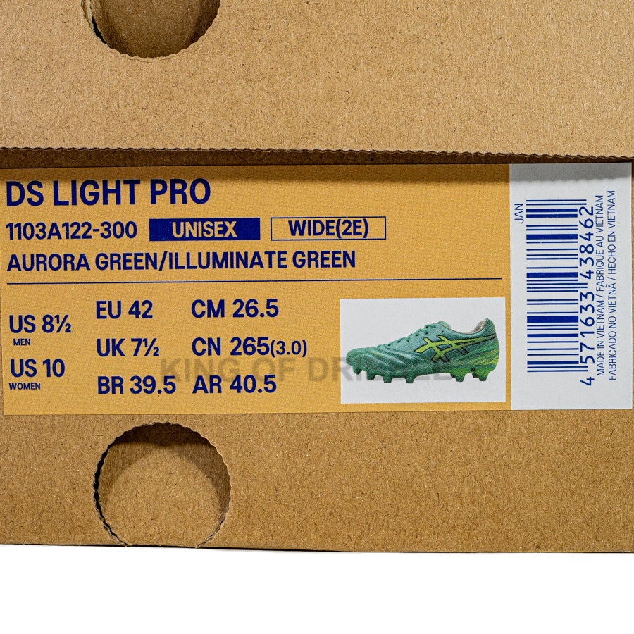 KING OF DRIBBLE Sepatu Bola Asics Ds Light Pro Wide 1103A122-300 Original