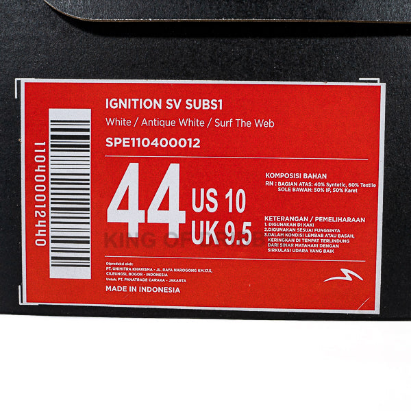 Sepatu Running/Lari Specs Ignition SV SUBS1 110400012 Original BNIB