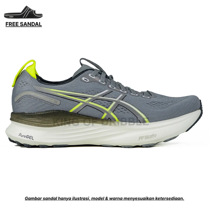 KING OF DRIBBLE Sepatu Running/Lari Asics Gel-Kayano 32 1011C052-021 Original - Gratis Sandal