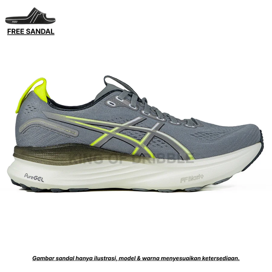 KING OF DRIBBLE Sepatu Running/Lari Asics Gel-Kayano 32 1011C052-021 Original - Gratis Sandal