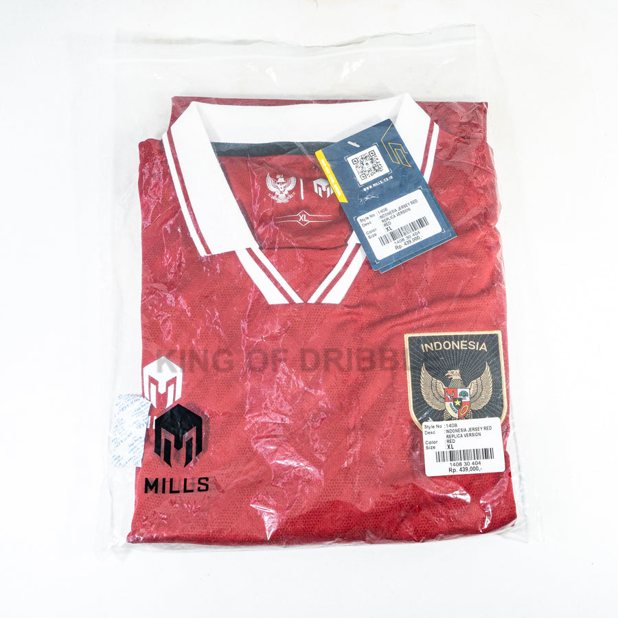 KING OF DRIBBLE Jersey Mills Indonesia Red Replica Version 1408 30 Original
