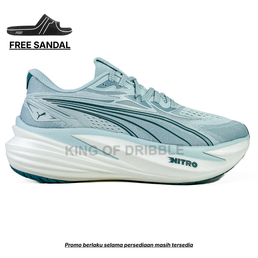 KING OF DRIBBLE Sepatu Running/Lari Puma MagMax Nitro 2 312125-06 Original - Gratis Sandal