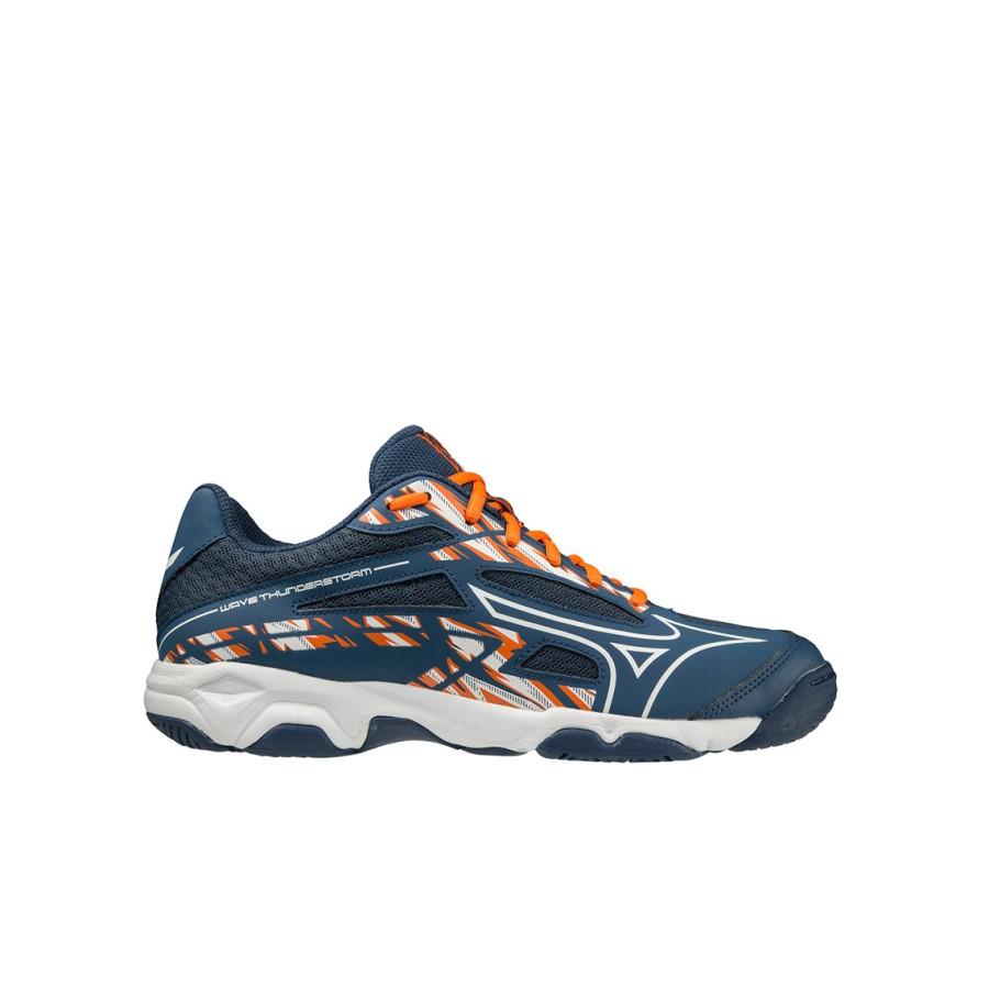 KING OF DRIBBLE Sepatu Volley Mizuno Wave Thunderstorm V1GA222121 Original