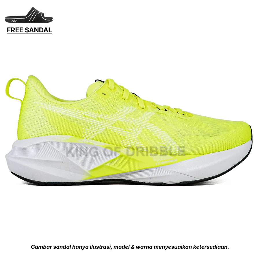KING OF DRIBBLE Sepatu Running/Lari Asics Novablast 5 1011B974-750 Original - Gratis Sandal