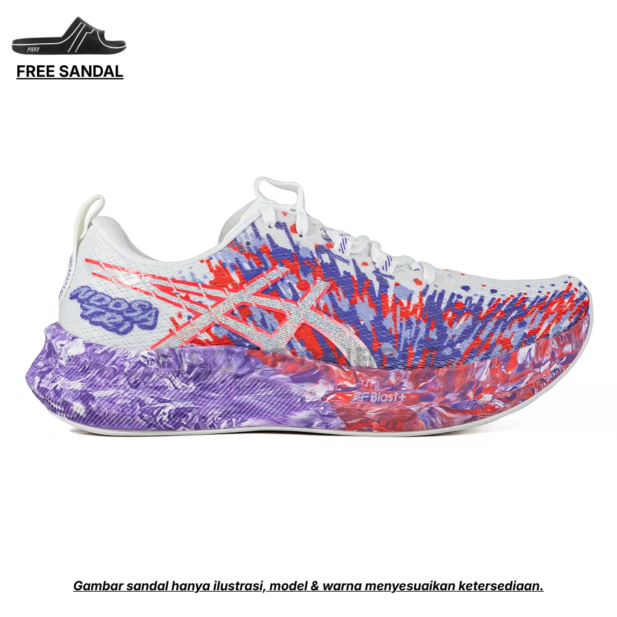KING OF DRIBBLE Sepatu Running/Lari Asics Noosa Tri 16 1011B872-101 Original - Gratis Sandal