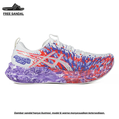 KING OF DRIBBLE Sepatu Running/Lari Asics Noosa Tri 16 1011B872-101 Original - Gratis Sandal