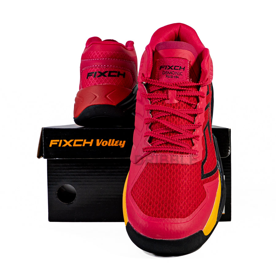 KING OF DRIBBLE Sepatu Voli Fixch Demonic Pulse 1FVL362A015 Original