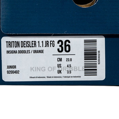 Sepatu Bola Anak Mills Triton Deisler 1.1 JR FG 9200402 Original BNIB