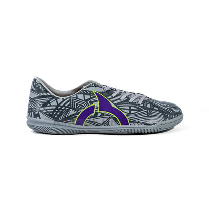 Sepatu Futsal Ortuseight Aztec IN Grey Purple 11020414 Original BNIB