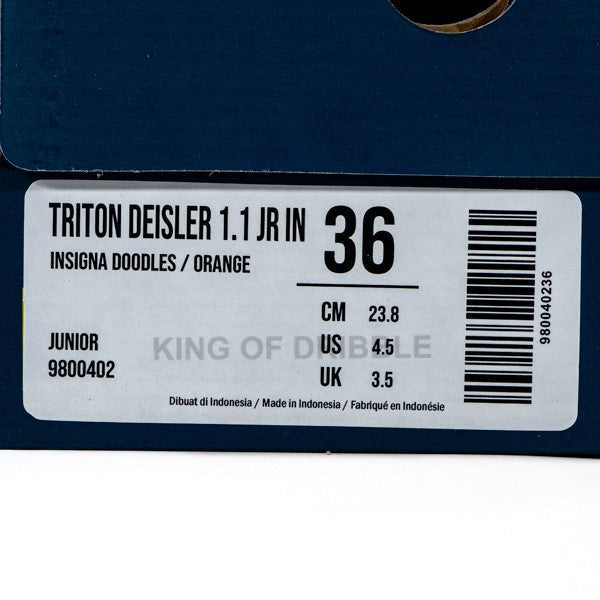 Sepatu Futsal Anak Mills Triton Deisler 1.1 JR IN 9800404 Original BNIB