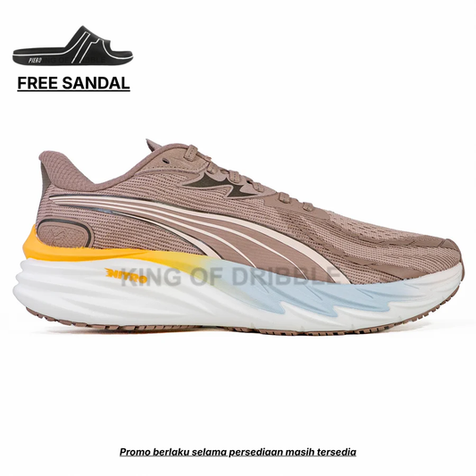 KING OF DRIBBLE Sepatu Running/Lari Puma Velocity Nitro 4 RC 312913-01 Original - Gratis Sandal