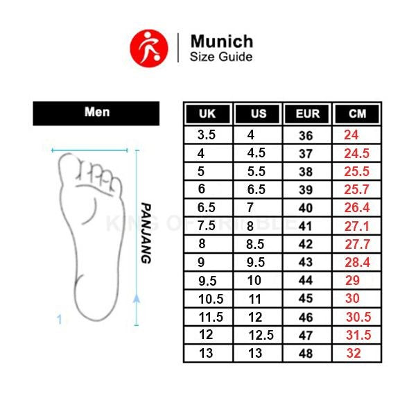 Sepatu Futsal Munich One Indoor 53 3071053 Original BNIB