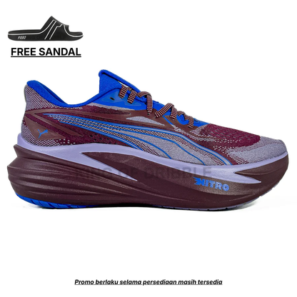 KING OF DRIBBLE Sepatu Running/Lari Puma MagMax Nitro 2 312125-14 Original - Gratis Sandal