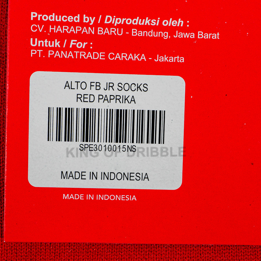 KING OF DRIBBLE Kaos Kaki Futsal/Bola Anak Specs Alto FB JR Socks 3010015 Original