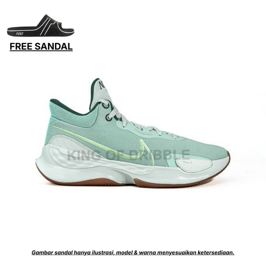 KING OF DRIBBLE Sepatu Basket Nike Elevate 3 DD9304-301 Original - Gratis Sandal
