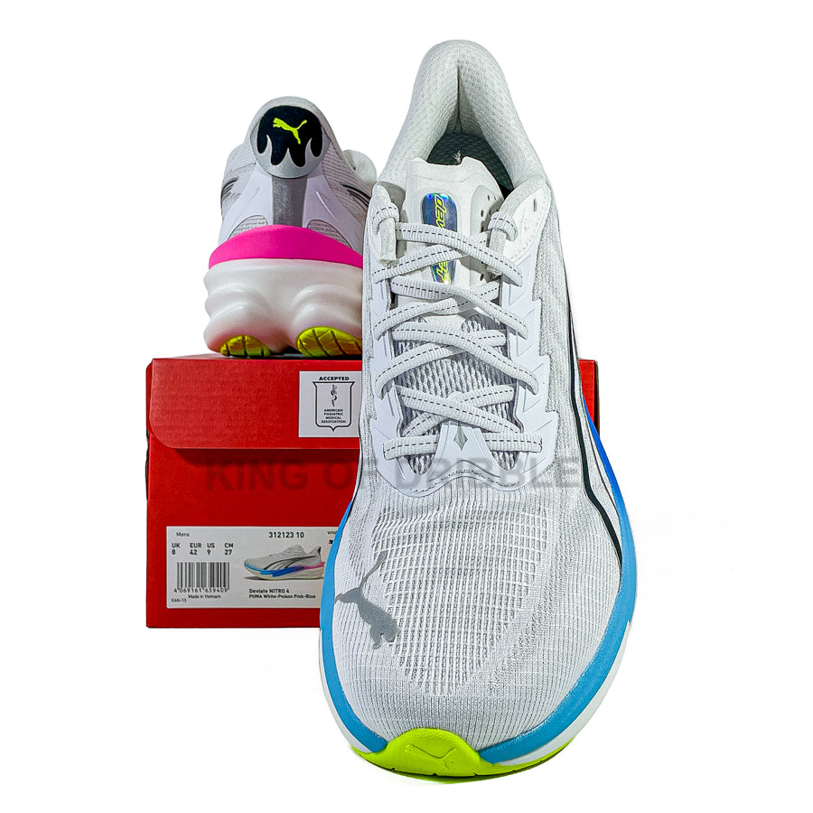 KING OF DRIBBLE Sepatu Running/Lari Puma Deviate Nitro 4 312123-10 Original