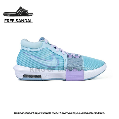 KING OF DRIBBLE Sepatu Basket Nike Lebron Witness VIII EP FB2237-401 Original - Gratis Sandal