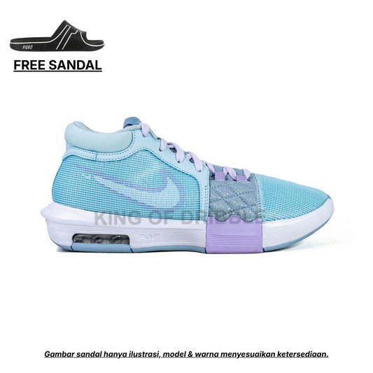 KING OF DRIBBLE Sepatu Basket Nike Lebron Witness VIII EP FB2237-401 Original - Gratis Sandal