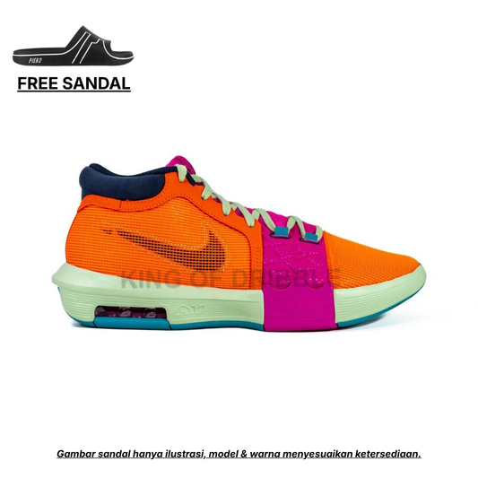 KING OF DRIBBLE Sepatu Basket Nike Lebron Witness VIII EP FB2237-800 Original - Gratis Sandal