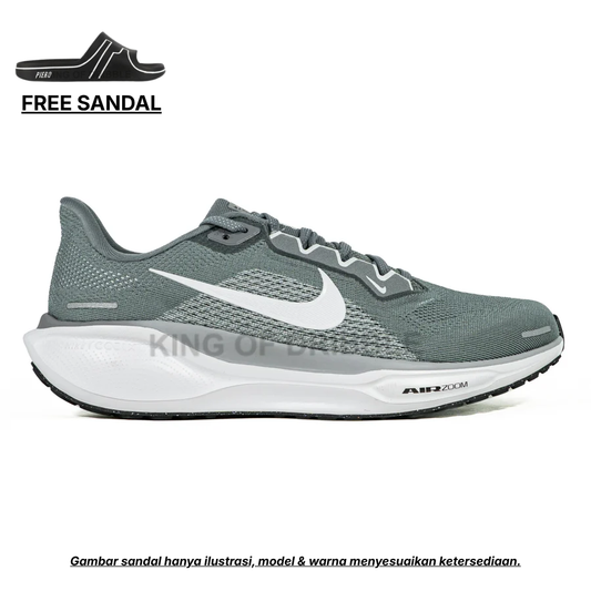 KING OF DRIBBLE Sepatu Running/Lari Nike Air Zoom Pegasus 41 FD2722-009 Original - Gratis Sandal
