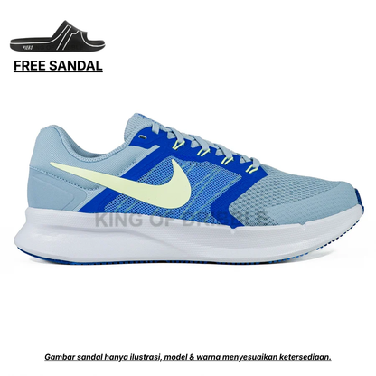 KING OF DRIBBLE Sepatu Running/Lari Nike Run Swift 3 DR2695-403 Original - Gratis Sandal