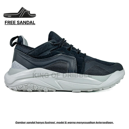 KING OF DRIBBLE Sepatu Sneakers Mills Revolt Phantom 9701907 Original - Gratis Sandal