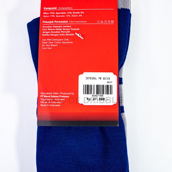 Kaos kaki Specs Integral FB Socks Navy 904271 Original BNWT