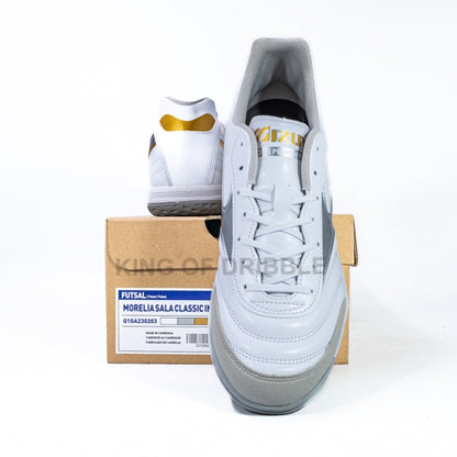 KING OF DRIBBLE Sepatu Futsal Mizuno Morelia Sala Classic IN Q1GA230203 Original