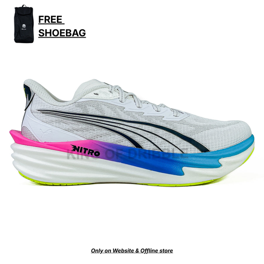 KING OF DRIBBLE Sepatu Running/Lari Puma Deviate Nitro 4 312123-10 Original