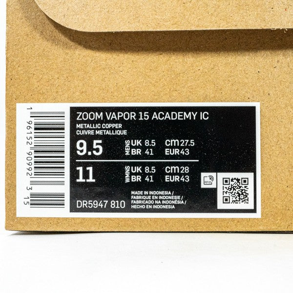 Sepatu Futsal Nike Zoom Vapor 15 Academy IC DR5947-810 Original BNIB