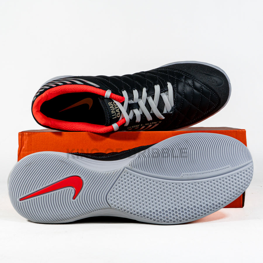 KING OF DRIBBLE Sepatu Futsal Nike Lunargato II 580456-061 Original