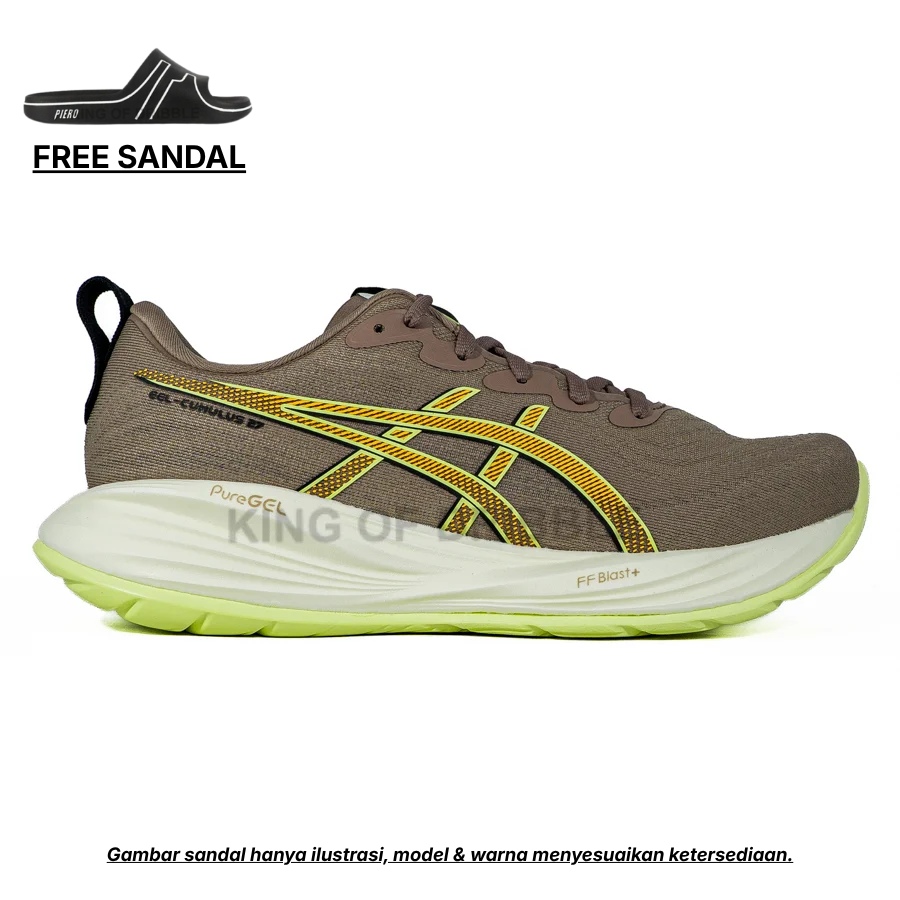 KING OF DRIBBLE Sepatu Running/Lari Asics Gel-Cumulus 27 1011B960-020 Original - Gratis Sandal