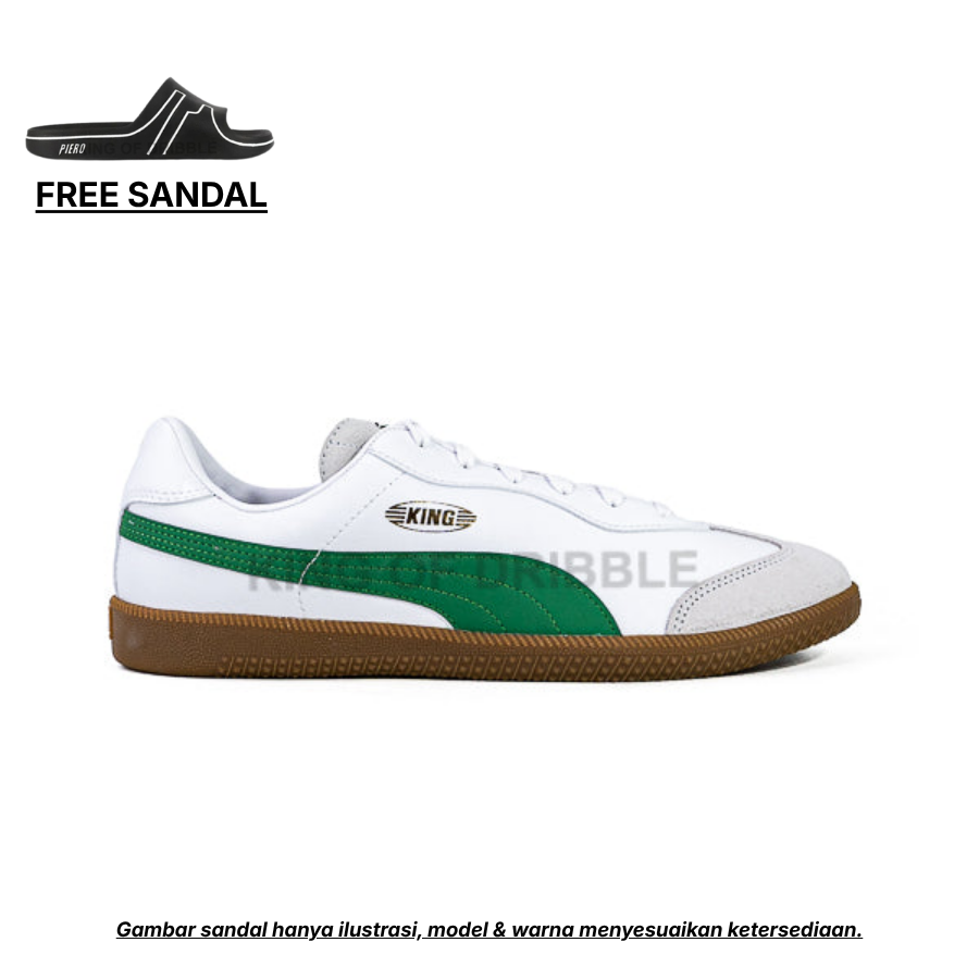 KING OF DRIBBLE Sepatu Futsal Puma King 21 IT 106696-07 Original - Gratis Sandal