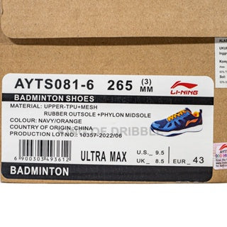 Sepatu Badminton/Bulu Tangkis Li-ning Ultra Max AYTS081-6 Original BNIB