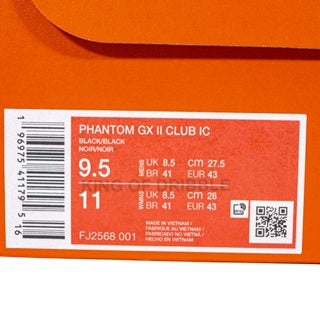 Sepatu Futsal Nike Phantom GX II Club IC FJ2568-001 Original BNIB