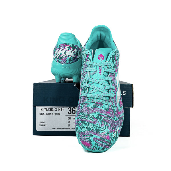 KING OF DRIBBLE Sepatu Bola Anak Mills Troya Chaos FG JR 9200602 Original