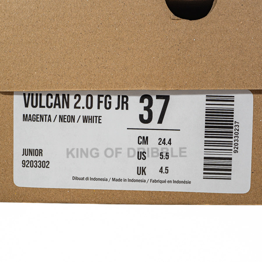 KING OF DRIBBLE Sepatu Bola Anak Mills Vulcan 2.0 FG JR 9203302 Original