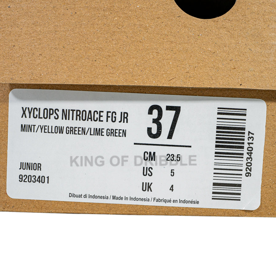 KING OF DRIBBLE Sepatu Bola Anak Mills Xyclops Nitroace FG JR 9203401 Original