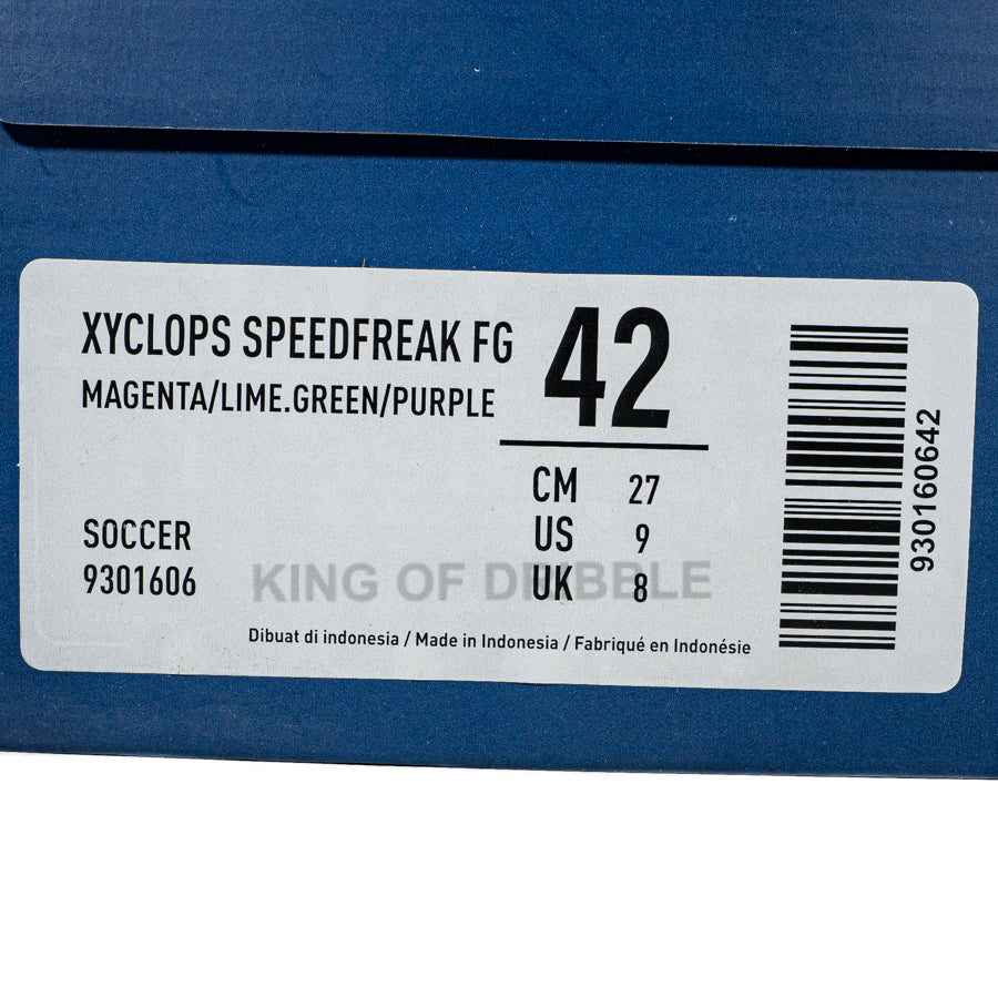 KING OF DRIBBLE Sepatu Bola Mills Xyclops Speedfreak FG 9301606 Original