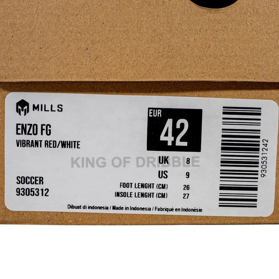KING OF DRIBBLE Sepatu Bola Mills Enzo FG 9305312 Original
