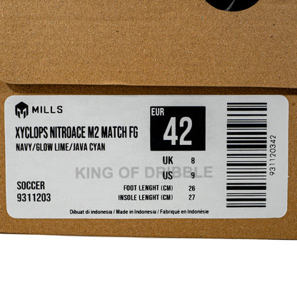 KING OF DRIBBLE Sepatu Bola Mills Xyclops Nitroace M2 Match FG 9311203 Original