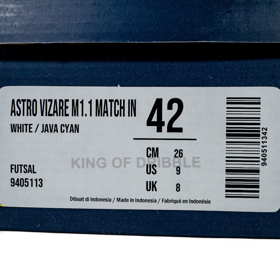 KING OF DRIBBLE Sepatu Futsal Mills Astro Vizare M1.1 Match IN 9405113 Original